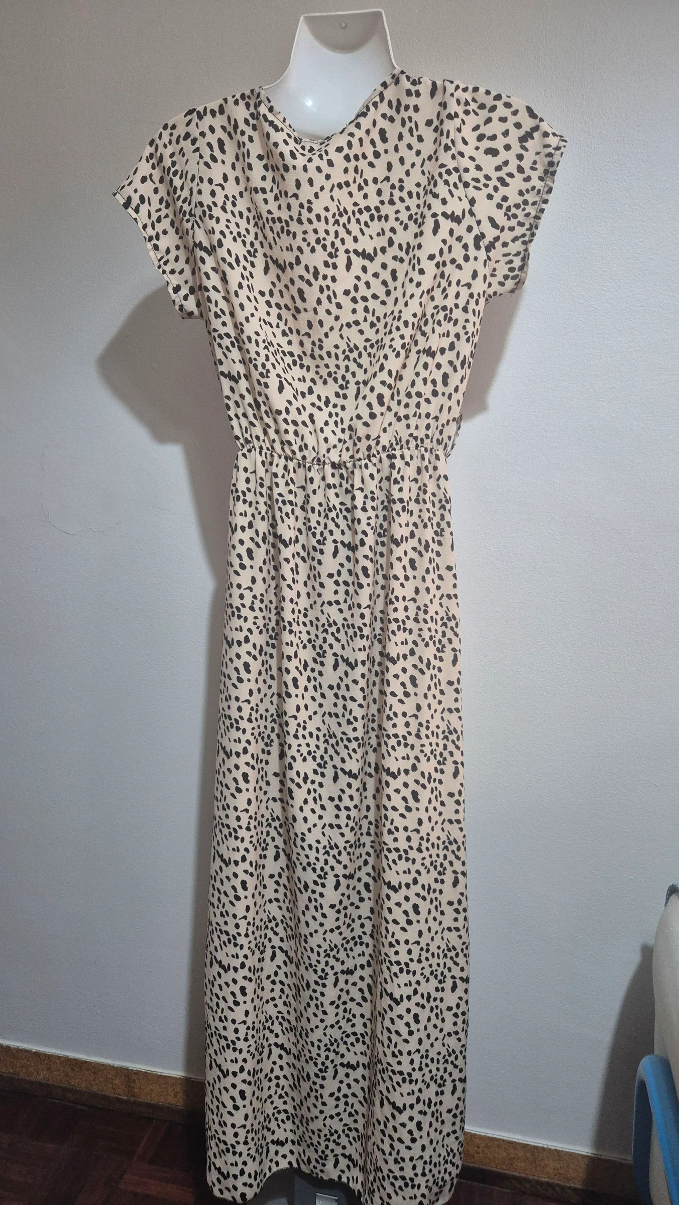 Lange jurk met dierenprint – photo 4